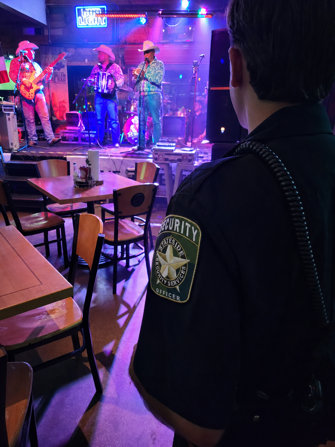Stateside Security officers at an event