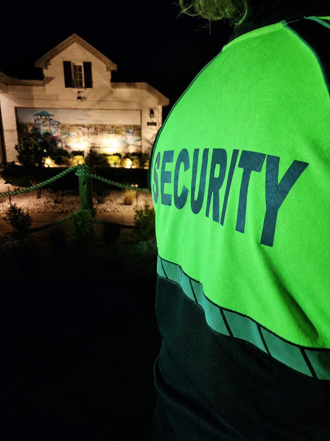 Stateside Security fire watch officer on patrol